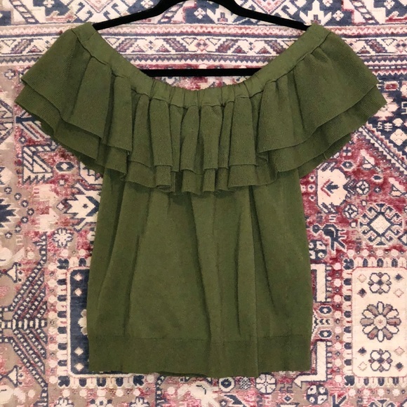 J. Crew Ruffle blouse - Picture 1 of 6